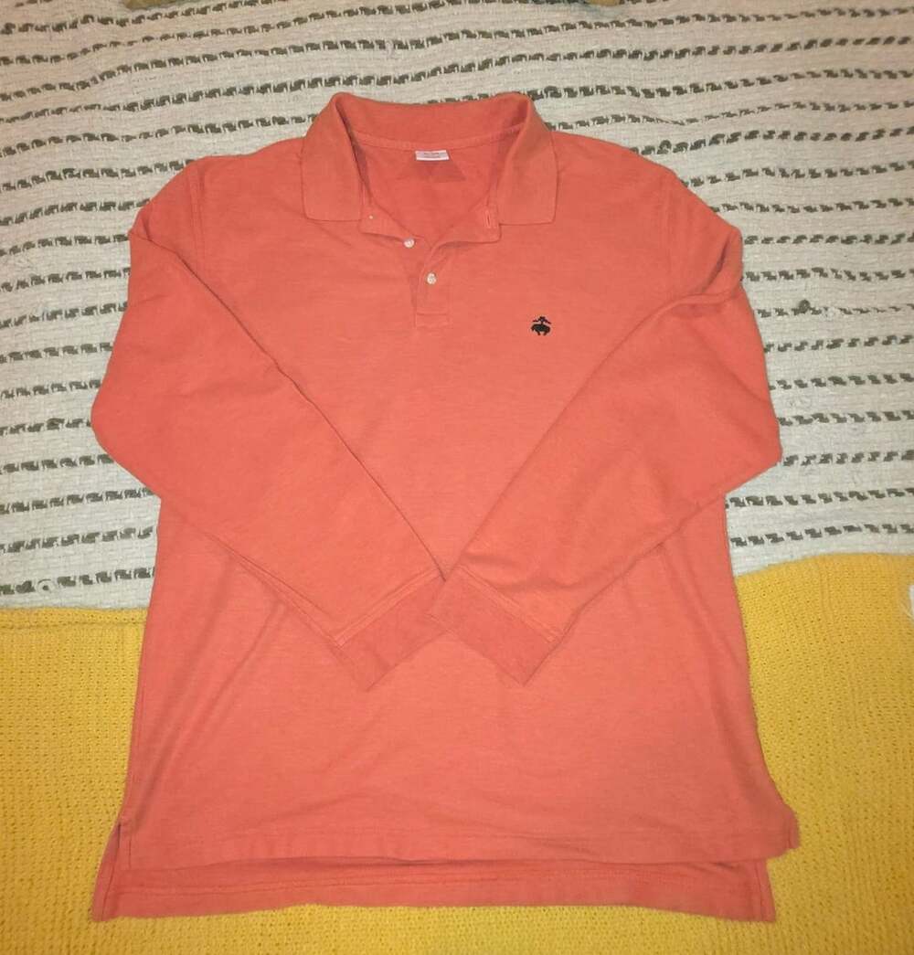 Brooks Brothers Est 1818 Performance Polo Original Fit Orange XL